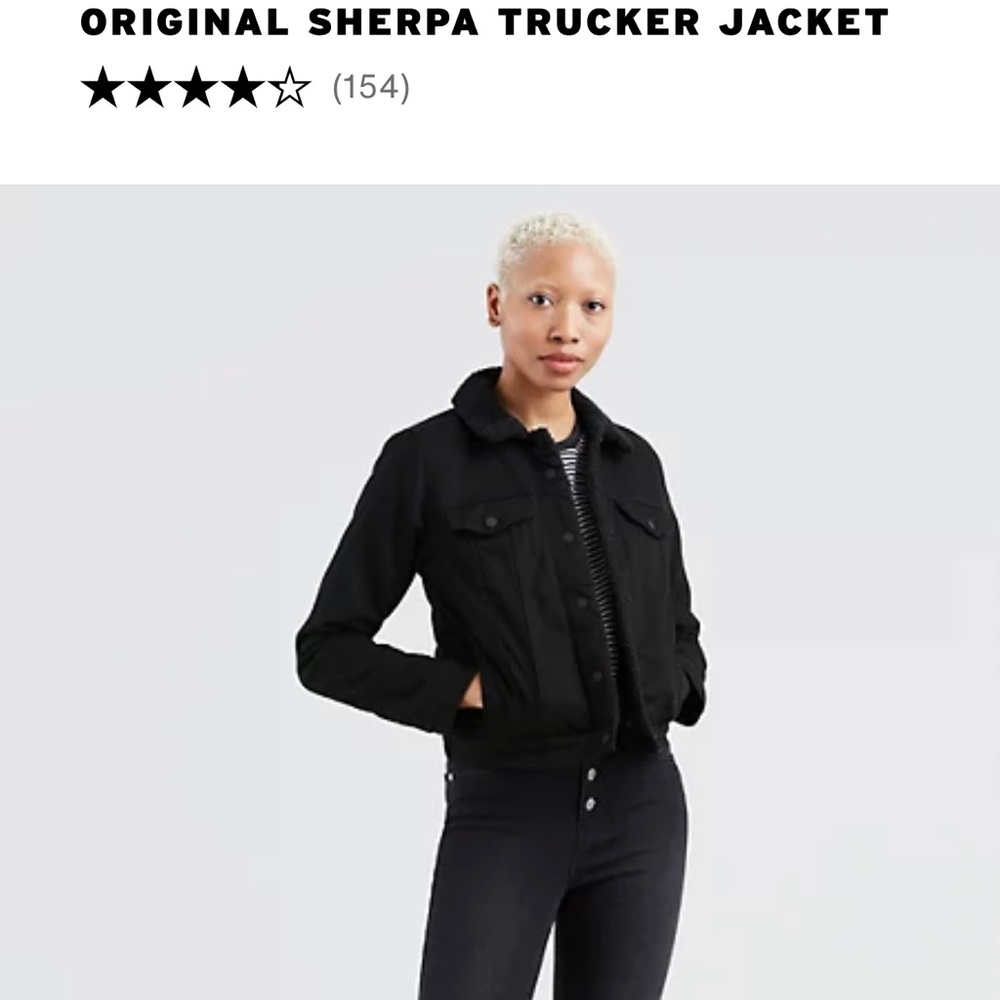 Levi’s Sherpa Trucker Jean Jacket - Small